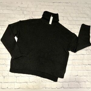 NWT Max Studio Cozy Black Turtleneck Sweater
